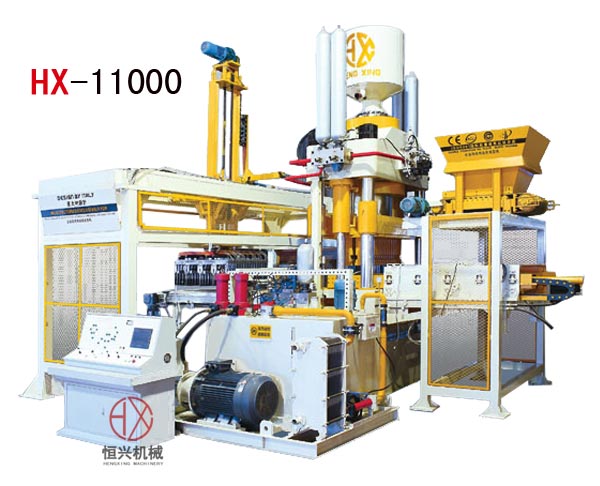 灰(huī)砂磚機HX1100靜(jìng)壓制磚機(ji)