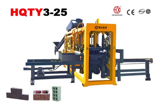 QT3-25砌塊成(chéng)型機 小型免(miǎn)燒磚機 混凝(ning)土砌塊磚機(ji)