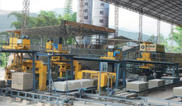 免(mian)蒸發泡(pào)砌塊生(sheng)産線